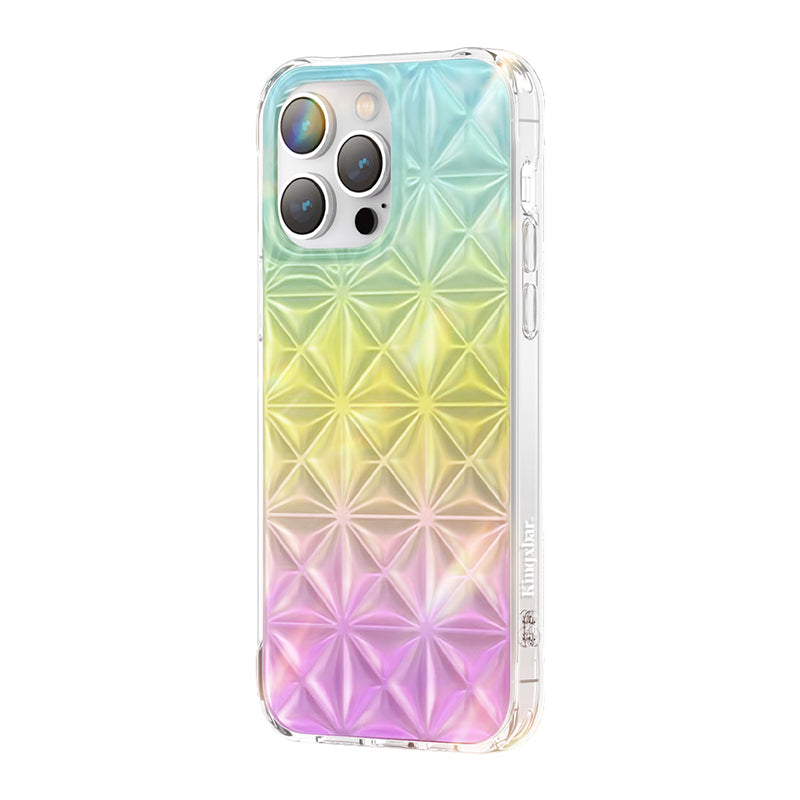 KINGXBAR Lattice 3D Shockproof Back Cover Case