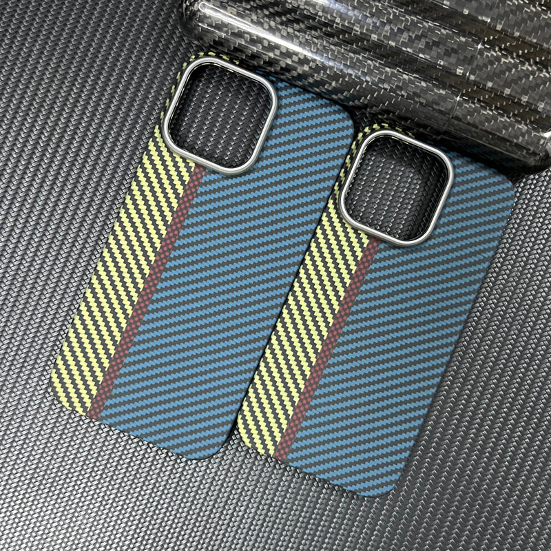 Oatsbasf Luxury Pure Carbon Fiber Case for Apple iPhone 14 Plus / iPhone 14