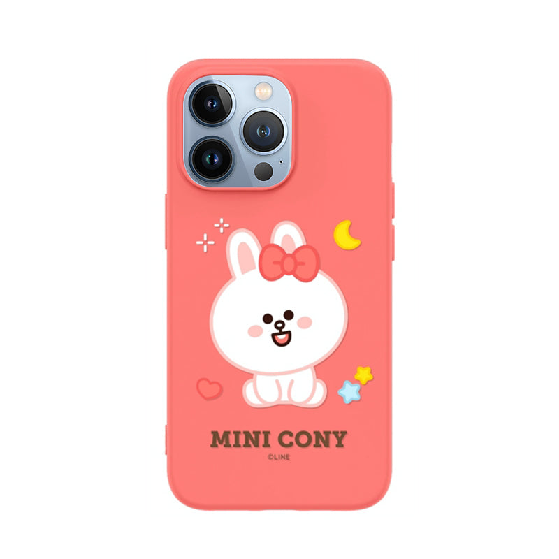 Line Friends Liquid Silicone Soft Color Jelly Back Case Cover