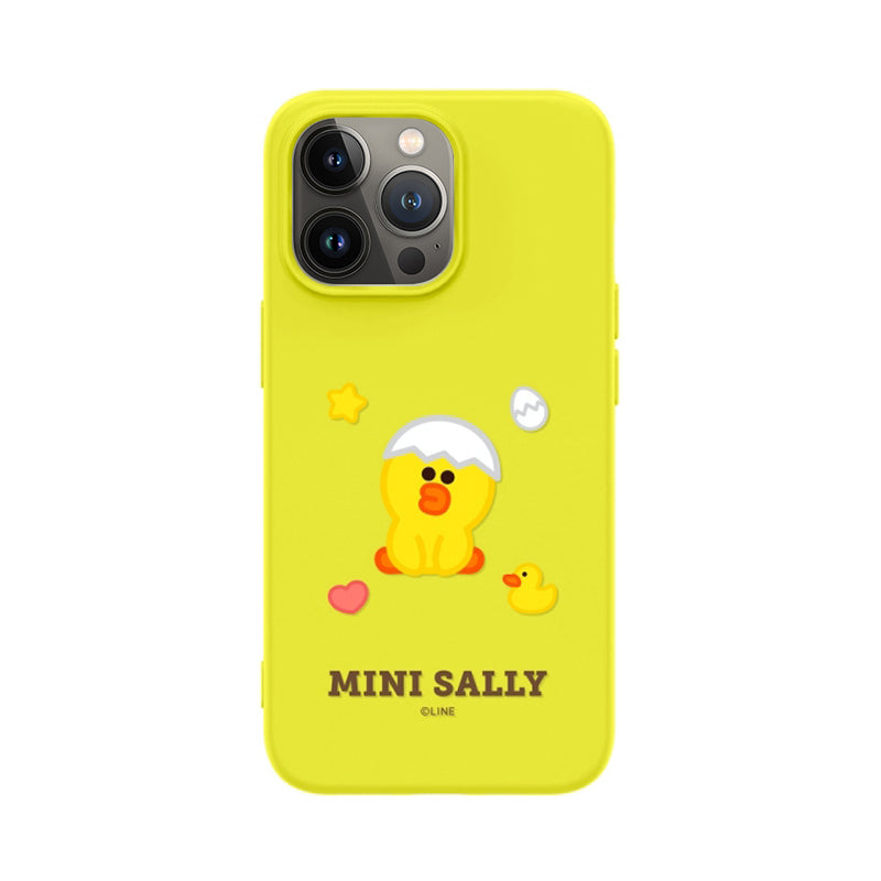 Line Friends Liquid Silicone Soft Color Jelly Back Case Cover