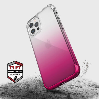 X-Doria Defense Air Military Grade Drop Tested Anodized Aluminum TPU PC Clear Case Cover