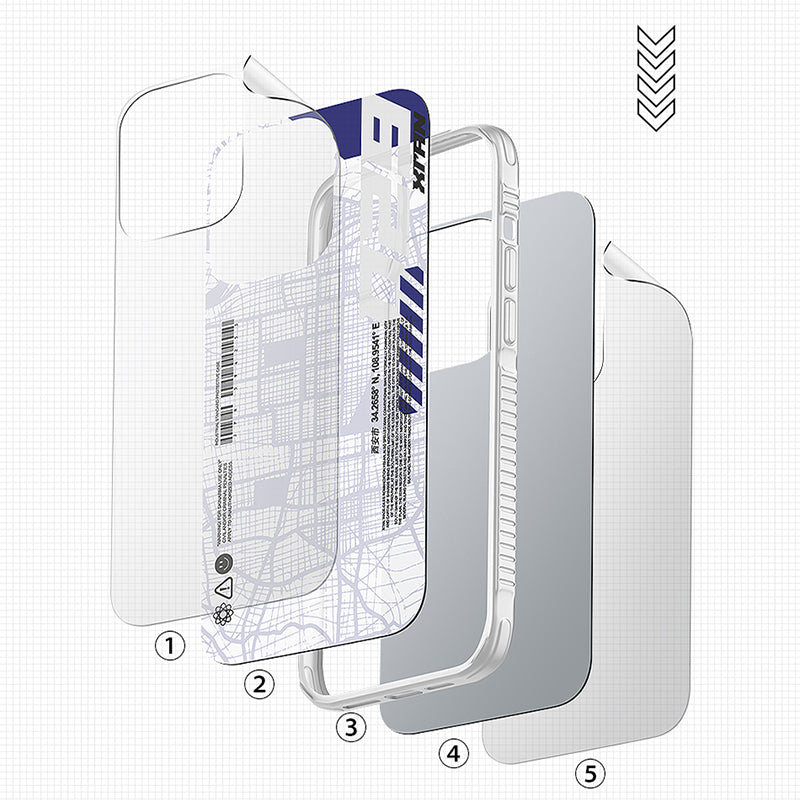 Skinarma Ryoiki Clear Case with Extendable Grip Stand