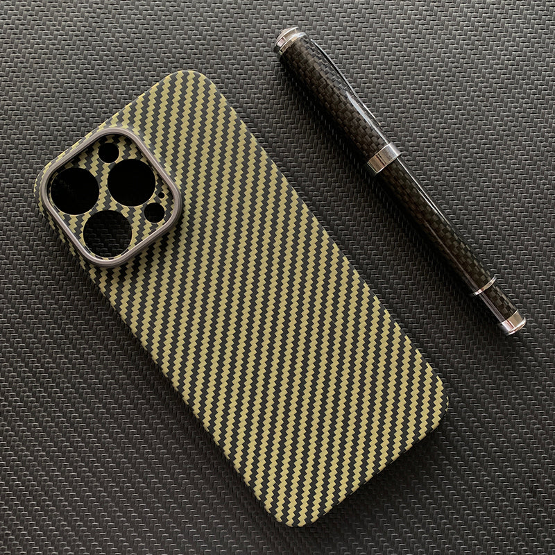 Oatsbasf Luxury Pure Carbon Fiber Case for Apple iPhone 14 Pro Max | iPhone 14 Pro