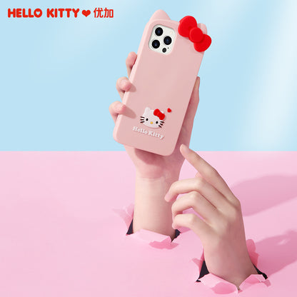 UKA Hello Kitty Shockproof 3D Silicone Back Case Cover