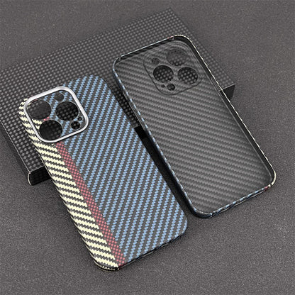 Oatsbasf Luxury Pure Carbon Fiber Case for Apple iPhone 14 Plus / iPhone 14