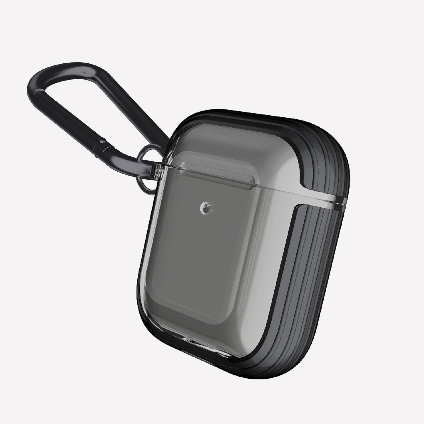 X-Doria Defense Clear Apple AirPods 2&1 Charging Case Cover with Carabiner Clip