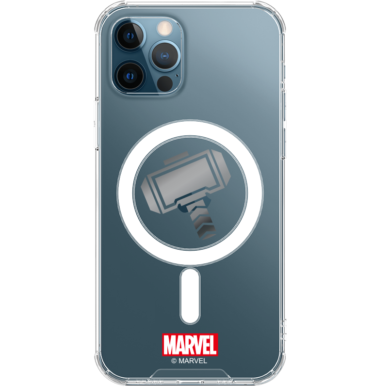 UKA Marvel Avengers Anti-fall Clear PC+TPU Magnetic MagSafe Case Cover