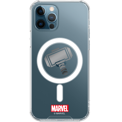 UKA Marvel Avengers Anti-fall Clear PC+TPU Magnetic MagSafe Case Cover