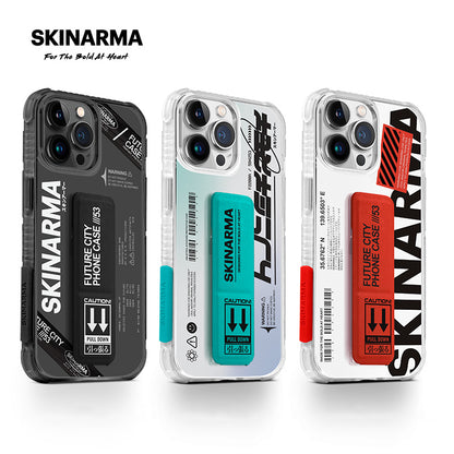 Skinarma Clear Case with Extendable Grip Stand