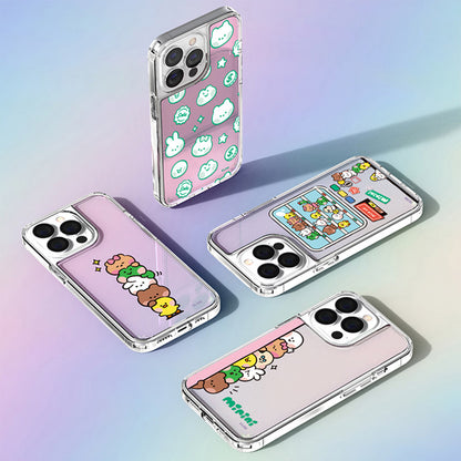 Line Friends minini Hologram Mirror Case Cover