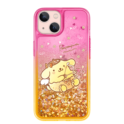 UKA Sanrio Characters Air Cushion Glitter Quicksand Back Case Cover