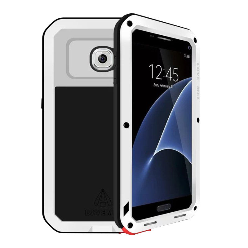 LOVE MEI Powerful Shockproof Metal Heavy Duty Case Cover for Android Smartphones