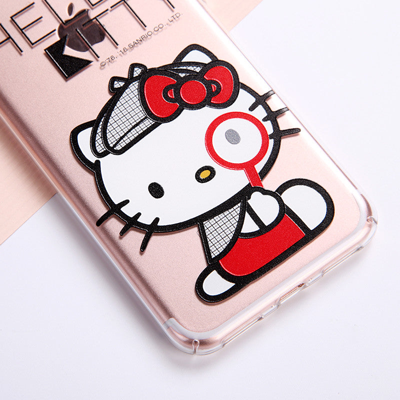 X-Doria Hello Kitty Spice Slim Transparent PC Cover Case for Apple iPhone