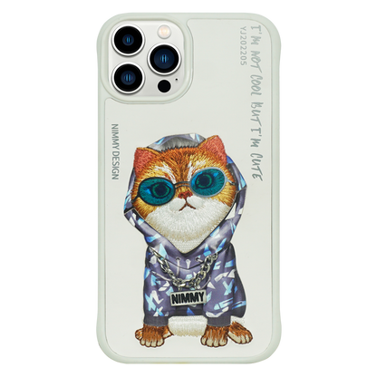 Nimmy Glasses Cool Embroidery Case Cover