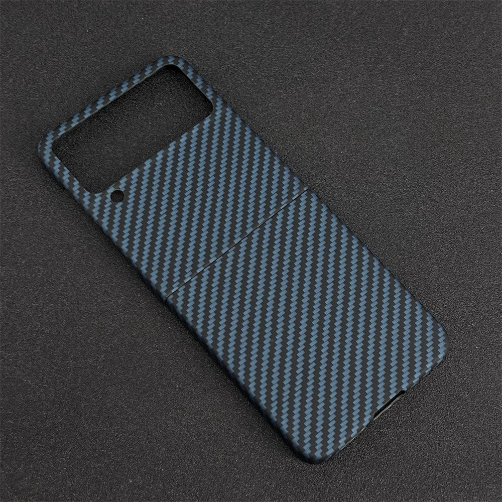 Oatsbasf Luxury Pure Carbon Fiber Case for Samsung Foldable Smartphones