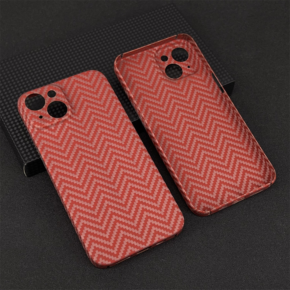 Oatsbasf Luxury Pure Carbon Fiber Case for Apple iPhone 14 Plus / iPhone 14