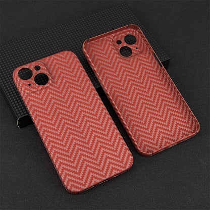 Oatsbasf Luxury Pure Carbon Fiber Case for Apple iPhone 14 Plus / iPhone 14