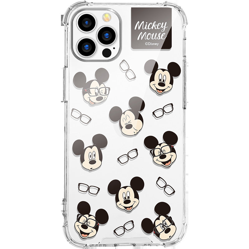 UKA Disney Shockproof Air Cushion TPU+PC Clear Back Case Cover