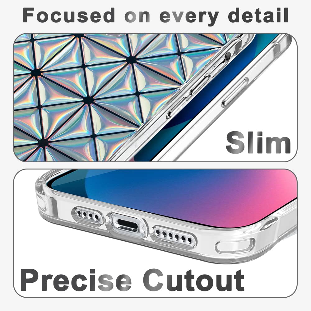 KINGXBAR Lattice 3D Shockproof Back Cover Case