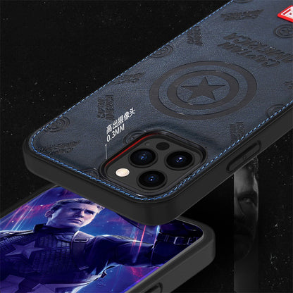 UKA Marvel Avengers Premium Leather Back Case Cover