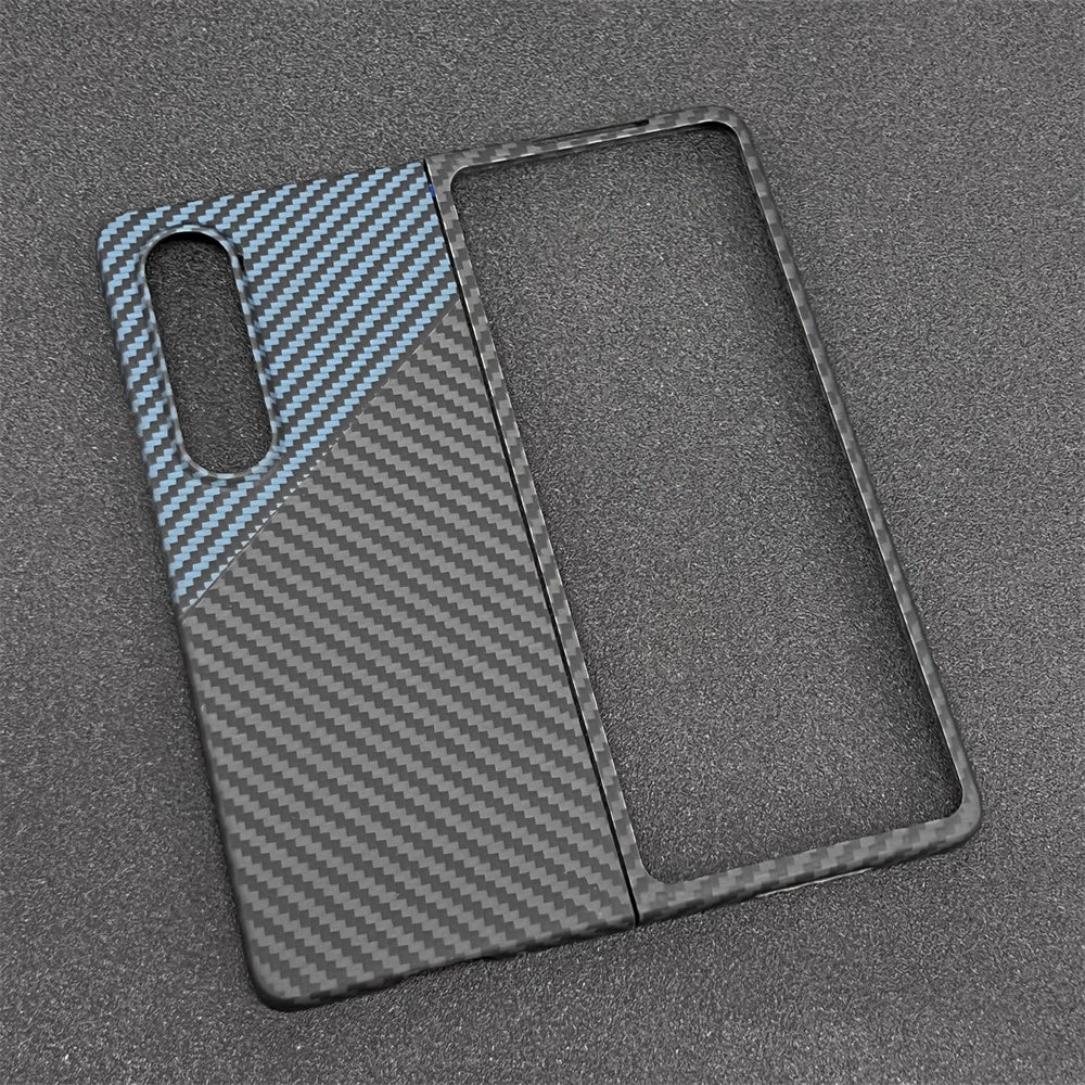 Oatsbasf Luxury Pure Carbon Fiber Case for Samsung Foldable Smartphones