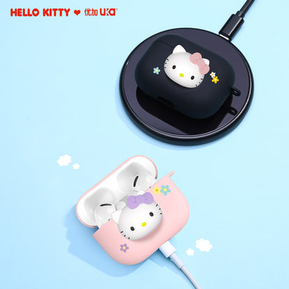 UKA 3D Hello Kitty Matte Touch Apple AirPods Pro/2&1 Charging Case Cover