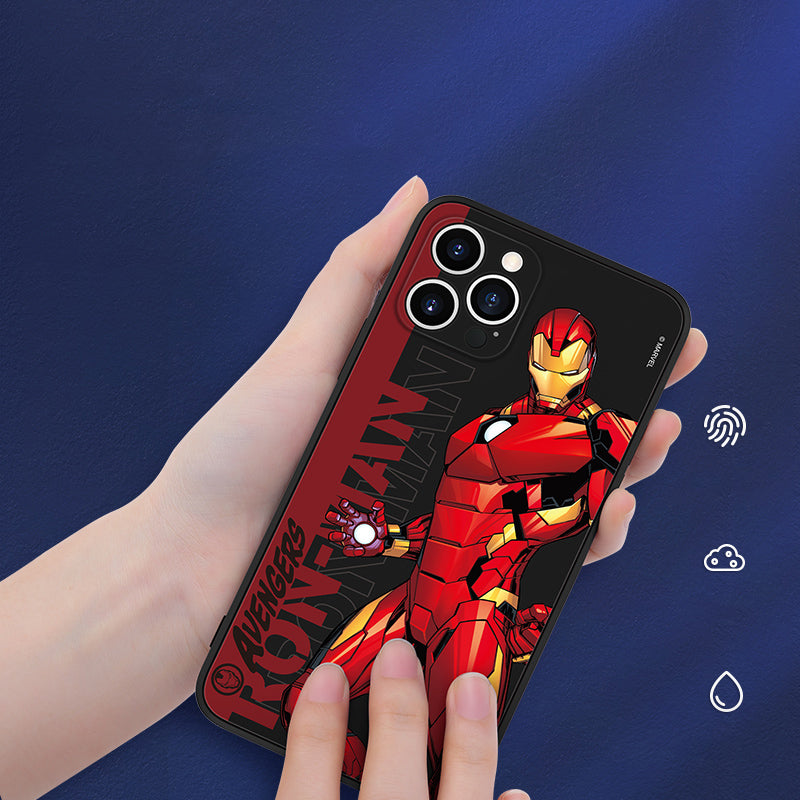 UKA Mavel Avengers Side Print Liquid Silicone Case Cover