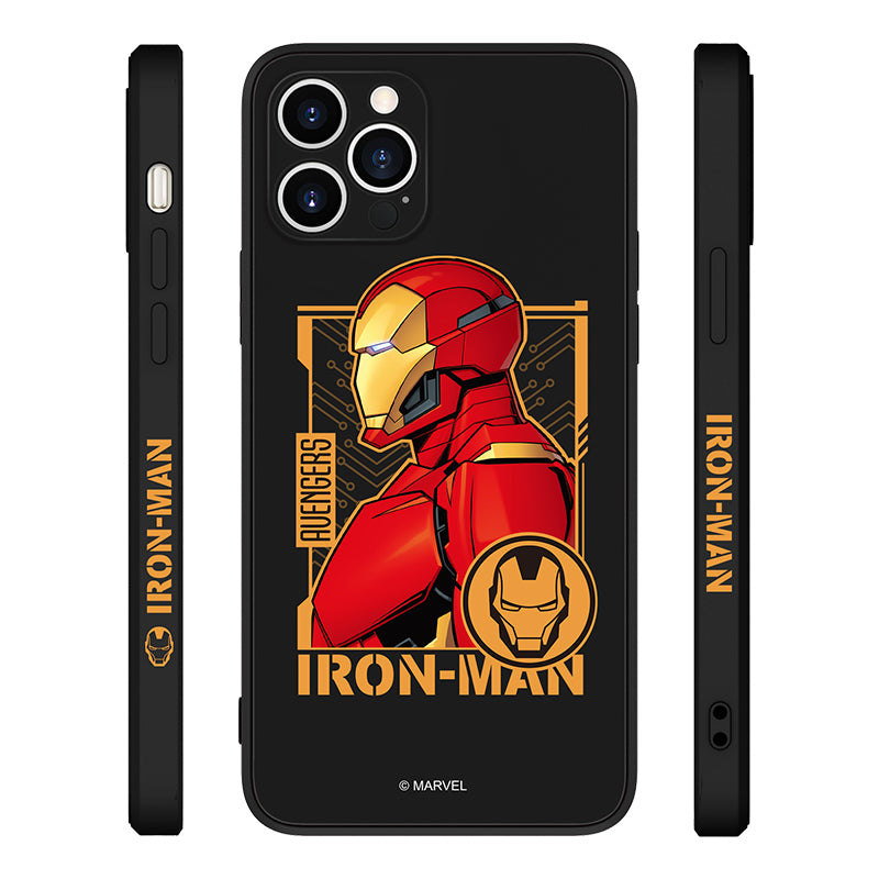 UKA Mavel Avengers Side Print Liquid Silicone Case Cover