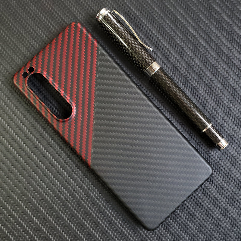 Oatsbasf Luxury Pure Carbon Fiber Case for SONY Smartphones