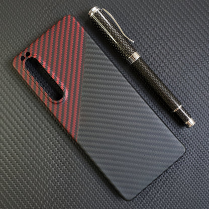 Oatsbasf Luxury Pure Carbon Fiber Case for SONY Smartphones