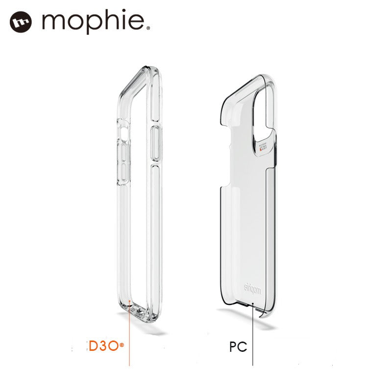 mophie Crystal Palace Clear D3O Ultimate Impact Protection Case Cover