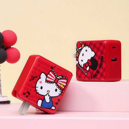 UKA Hello Kitty Energy Cube 30W PD Type-C + USB Dual Output Fast Charger