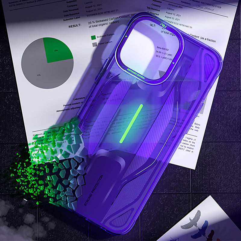 PQY Supercar Military Grade Shockproof Luminous Case Cover