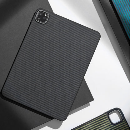 Oatsbasf Military-Grade Drop Protection Hybrid Carbon Fiber Case for Apple iPad