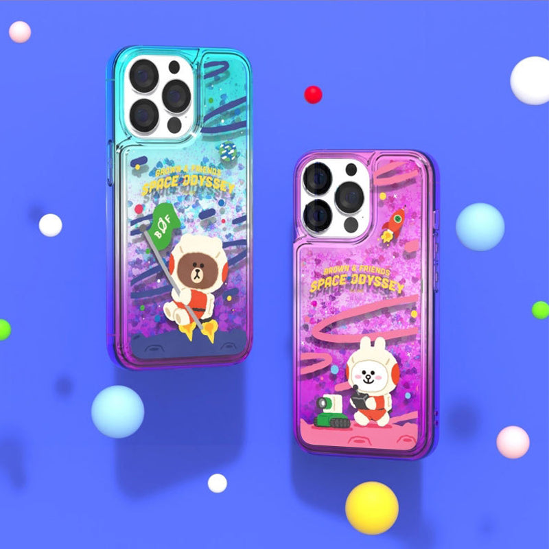 Line Friends Space Bling Aqua Case Cover