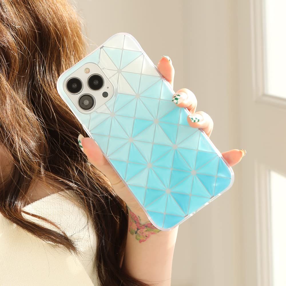 KINGXBAR Lattice 3D Shockproof Back Cover Case