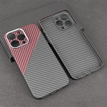 Oatsbasf Luxury Pure Carbon Fiber Case for Apple iPhone 14 Plus / iPhone 14