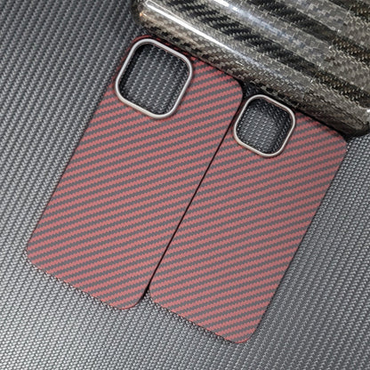 Oatsbasf Luxury Pure Carbon Fiber Case for Apple iPhone 14 Plus / iPhone 14