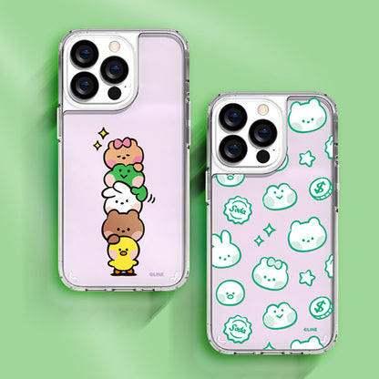 Line Friends minini Hologram Mirror Case Cover