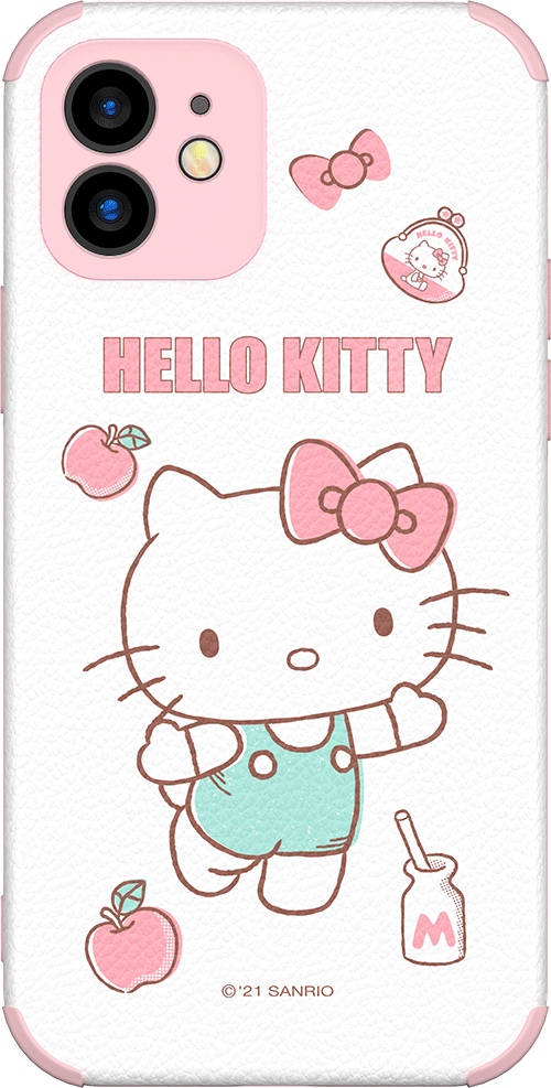 UKA Hello Kitty Magic Square Shockproof TPU+Leather Back Case Cover