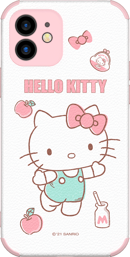 UKA Hello Kitty Magic Square Shockproof TPU+Leather Back Case Cover