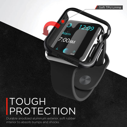 X-Doria Defense Edge Premium Aluminum & TPU Bumper Frame Case for Apple Watch