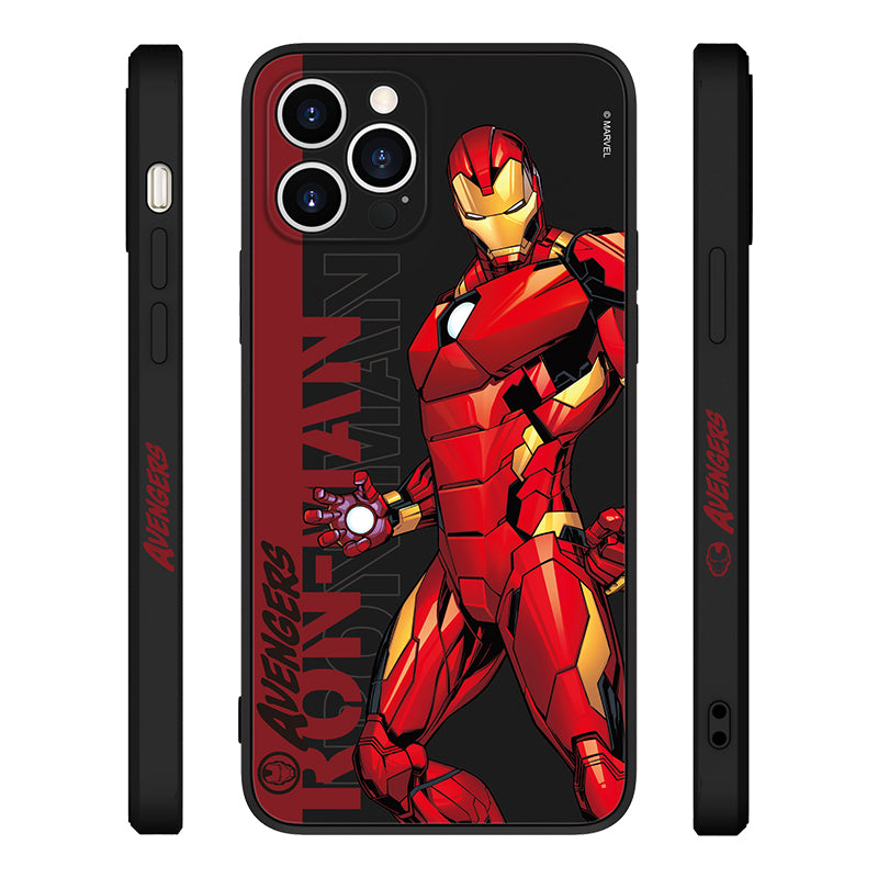 UKA Mavel Avengers Side Print Liquid Silicone Case Cover