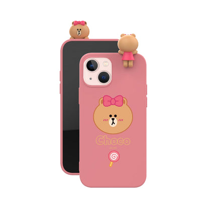 Line Friends Figure Shockproof 3D Silicone Case Cover