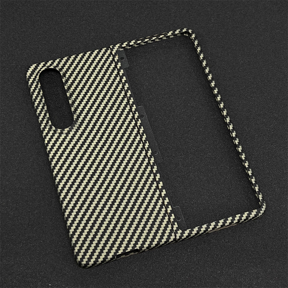 Oatsbasf Luxury Pure Carbon Fiber Case for Samsung Foldable Smartphones