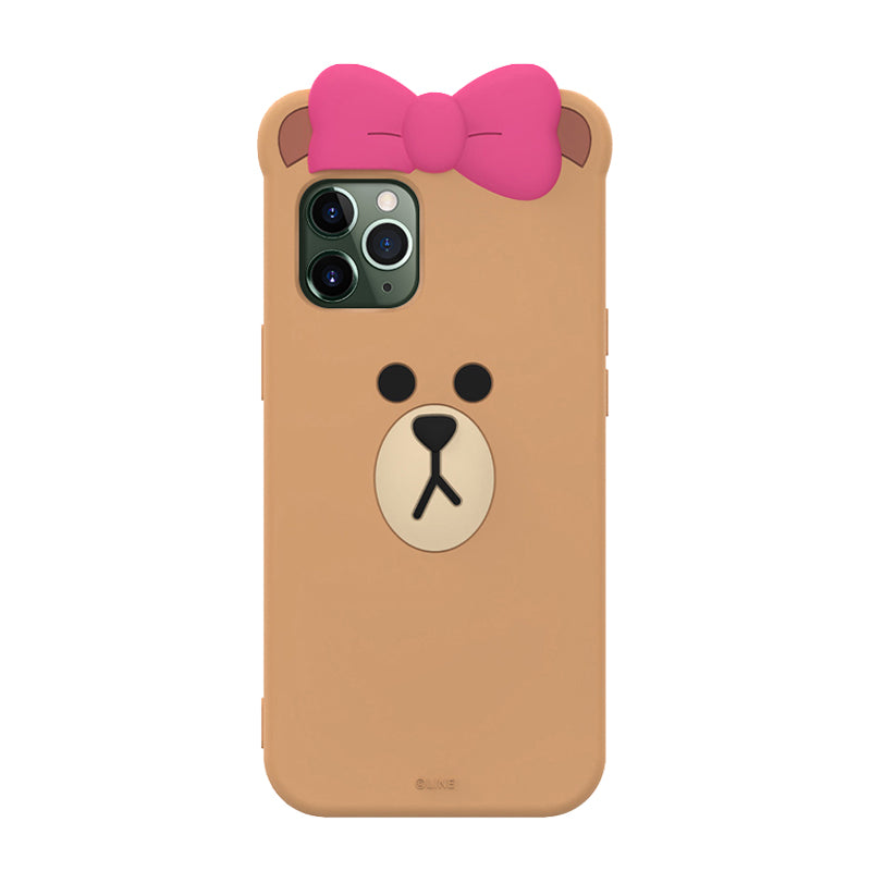 Line Friends Face Shockproof 3D Silicone Case Cover