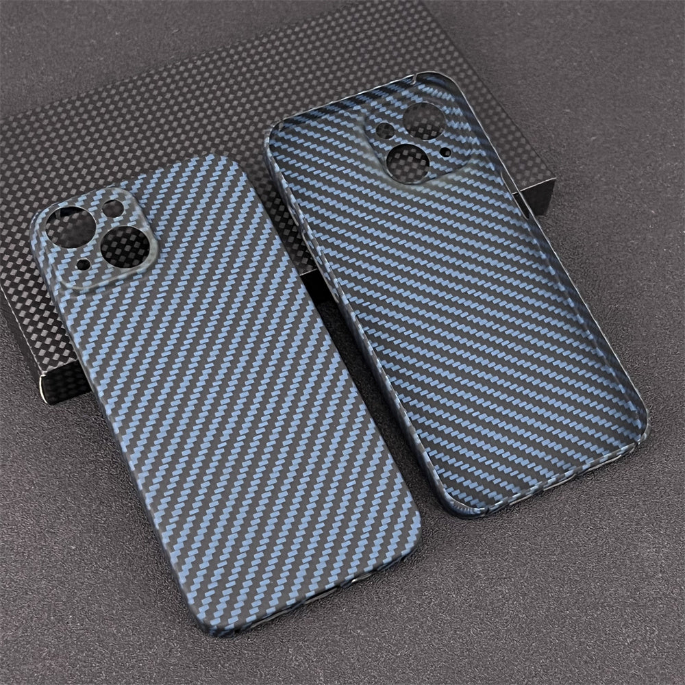 Oatsbasf Luxury Pure Carbon Fiber Case for Apple iPhone 14 Plus / iPhone 14