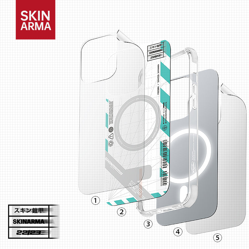 Skinarma Shindo MagSafe Mag-Charge Hybrid Case with Pivotal Ring Stand