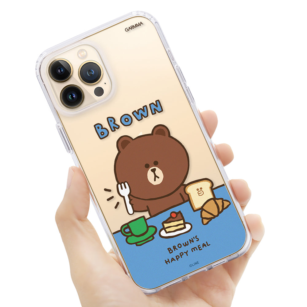 GARMMA Line Friends Happy Meal Air Cushion TPU+PC Back Case Cover