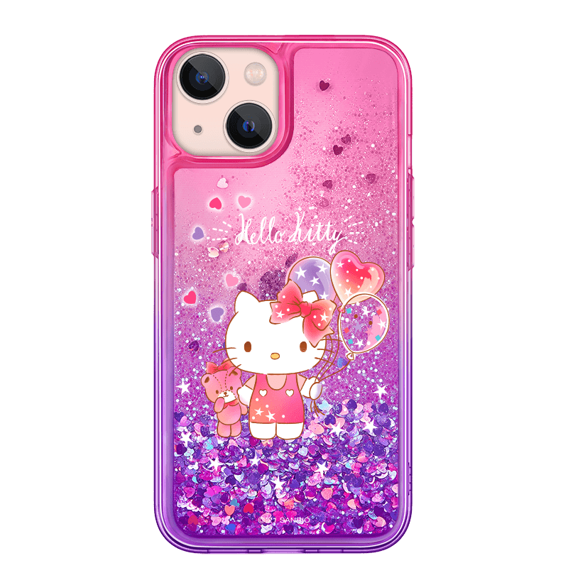 UKA Sanrio Characters Air Cushion Glitter Quicksand Back Case Cover